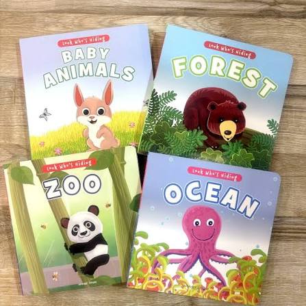 KIDO Animals of the Forest Tactile Board Book Set